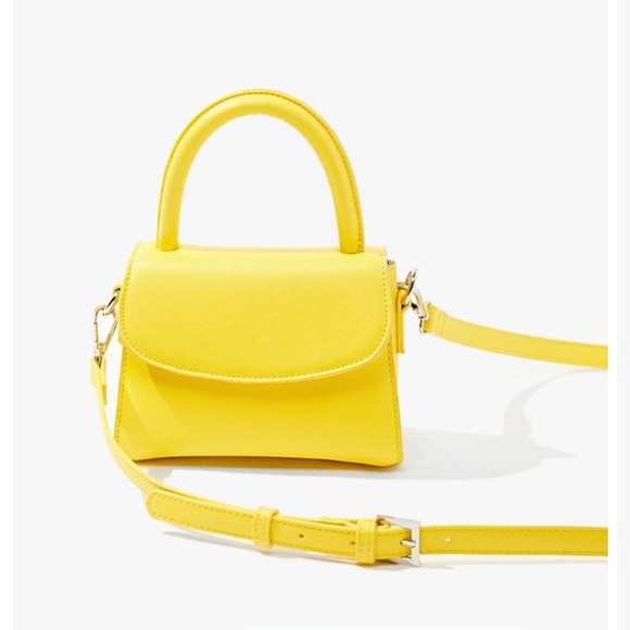 Forever 21 Yellow Mini Bag - Picture 1 of 15